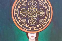 Zahra: Junge Frau mit Ornament