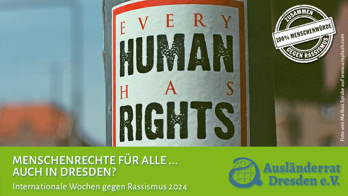 Podiumsdiskussion "Menschenrechte für alle ...auch in Dresden?"